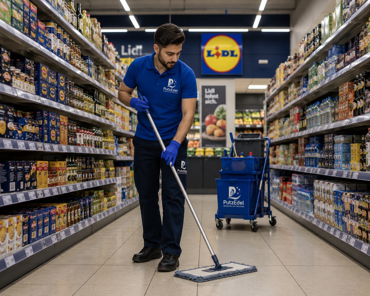 Supermarkt-Boden
